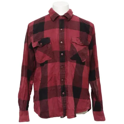 Flannel skjorte (Rød, Sort) fra Arizona Jean Co Bomuld