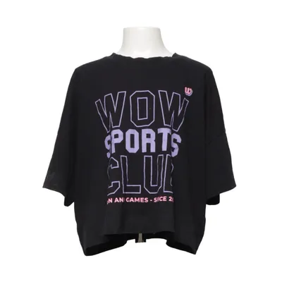 T-shirt (Svart) från Wow Bomull, Modal