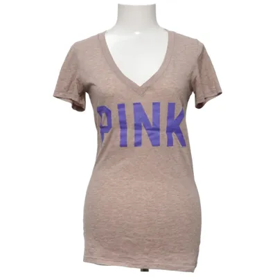 T-shirt (Brun, Lilla) fra Pink Victoria's Secret Bomuld, Polyester