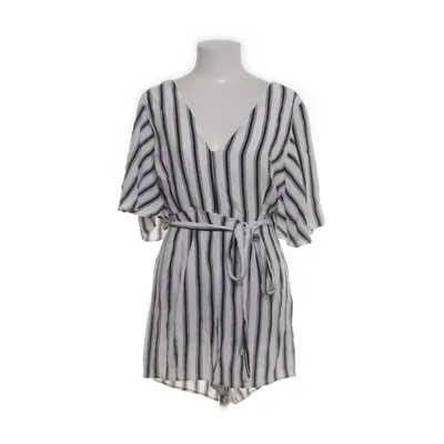 Jumpsuit (Wit, Zwart, Grijs) van New Look Viscose, Polyester
