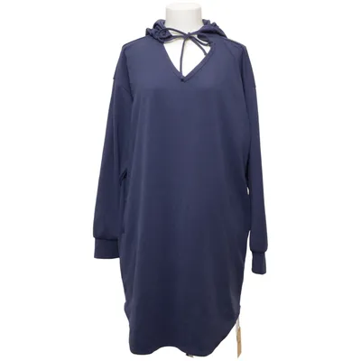 Capuchon jurk (Blauw) van Halara Elastaan, Polyester
