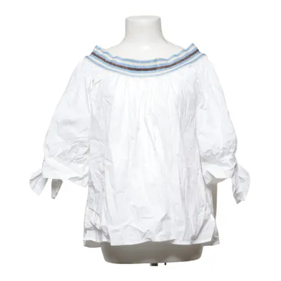 Blus (Vit, Blå, Flerfärgad) från Altea Bomull, Elastan