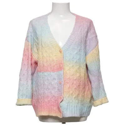 Cardigan (Rose, Jaune, Bleu, Multicolore) de Golden Days Acrylique, Polyamide, Polyester