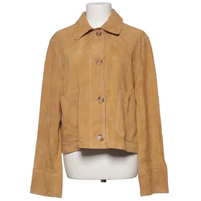 Lederjacke (Braun) von Zara Leather Collection Leder