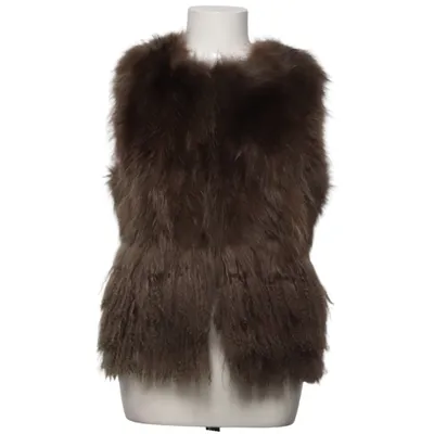 Gilet en fourrure (Marron) de Yves Salomon Laine