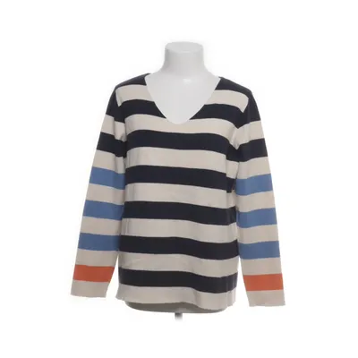 Sweater (White, Blue, Multicolored) from Gina Collection Viscose, Polyester, Polyamide