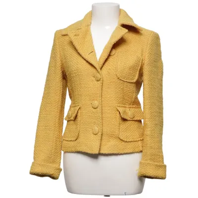 Blazer (Geel) van Marc Aurel Nylon, Polyester, Wol