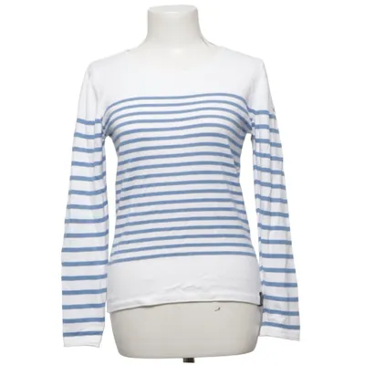 Långärmad t-shirt (Vit, Blå) från Holebrook Bomull
