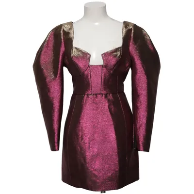 Kjole (Guld, Lilla) fra ASOS Metallfiber, Polyester
