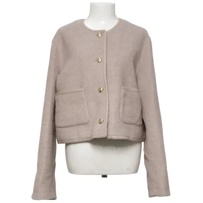 Jacket (Beige) from Malina Polyester, Viscose, Wool