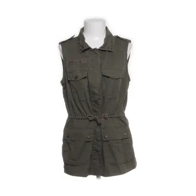 Denim vest (Green) from Lisa Tossa Cotton, Polyester