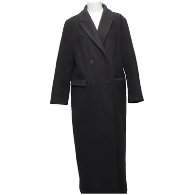 Frakke (Sort) fra NA-KD Polyester, Viscose