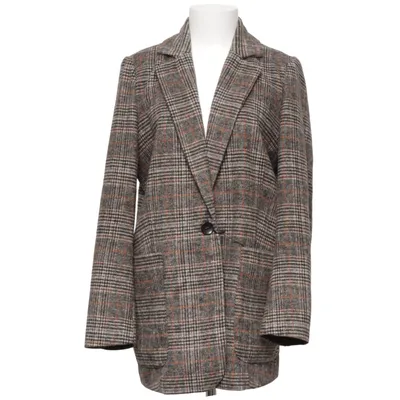 Blazer (Bruin, Grijs) van Soaked in Luxury Polyester, Wol