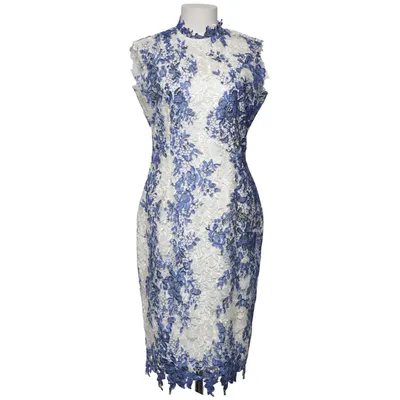 Jurk (Blauw, Wit) van Paper Dolls Polyester