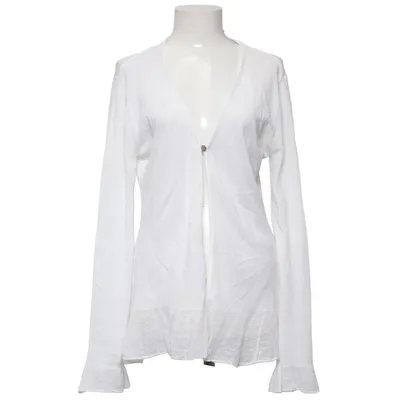 Cardigan (White) from Vivance Collection Acrylic, Cotton