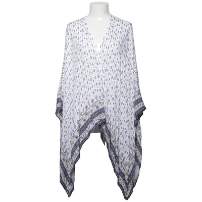 Poncho (Wit, Blauw, Beige, Meerkleurig) van Betty & Co