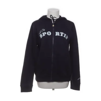 Capuchon sweater (Blauw) van Le Coq Sportif Katoen, Polyester