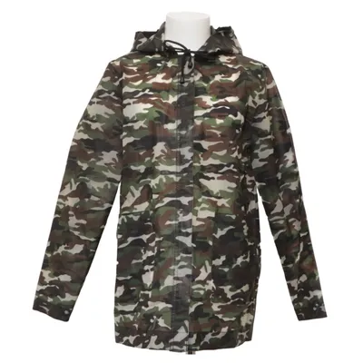 Regenjacke (Grün, Braun, Schwarz) von Zara Basic Outerwear Polyurethan
