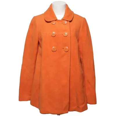 Manteau (Orange) de JSFN Polyester, Viscose, Laine