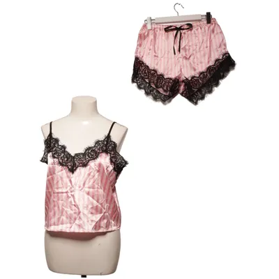Pyjamasz (Pink, Sort) Elastan, Polyester