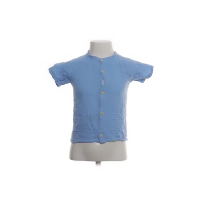 Chemise à manches courtes (Bleu) de Hessnatur Coton