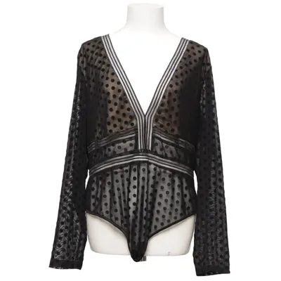 Romper (Zwart) van Naanaa Polyester, Viscose