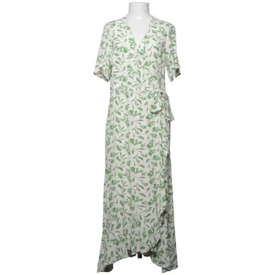 Omlottklänning (Grön, Vit, Flerfärgad) från Indiska Viskos
