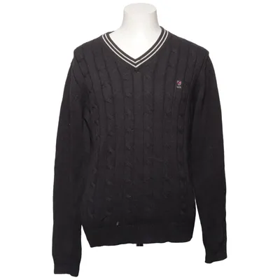 Pull-over (Noir) de U.S. Polo Assn. Coton, Laine