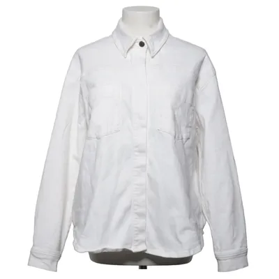 Denim blouse (Wit) van Magasin Du Nord Elastaan, Organisch katoen