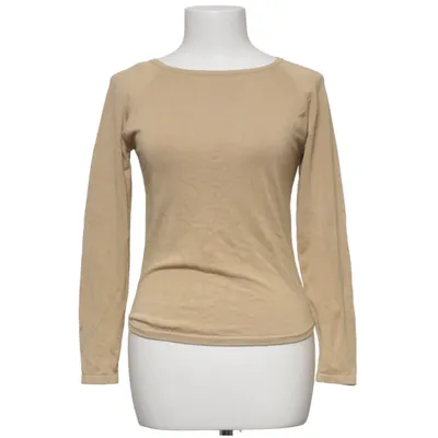 Lange mouwen shirt (Beige) van Blue Life Elastaan, Zijde