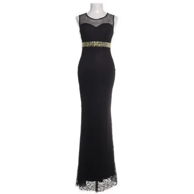 Evening gown (Black) from Eva & Lola Elastane, Nylon