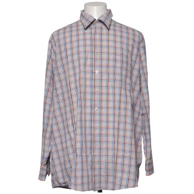 Shirt (Blauw, Oranje, Beige) van John Cabot Katoen
