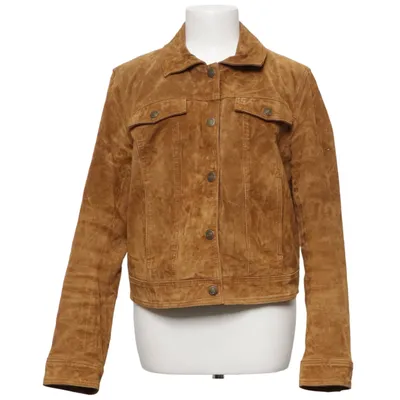 Lederjacke (Braun) von John Baner Leder, Wildleder