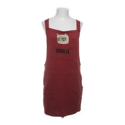 Hängselklänning (Röd) från Grumpy Cat Bomull