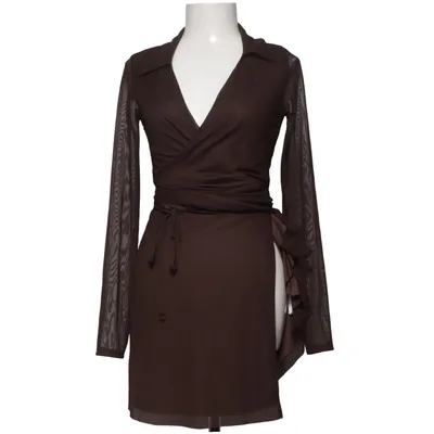 Wickelkleid (Braun) von STR Polyester