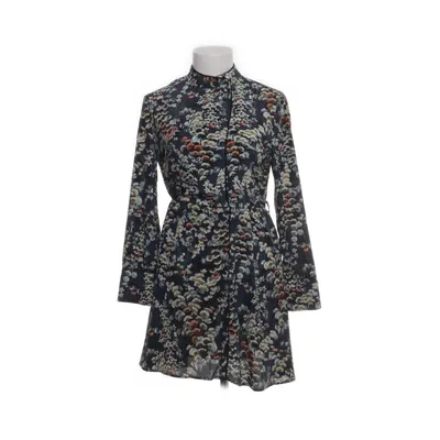 Jurk (Blauw, Meerkleurig) van Zara Basic Z1975 Denim Polyester