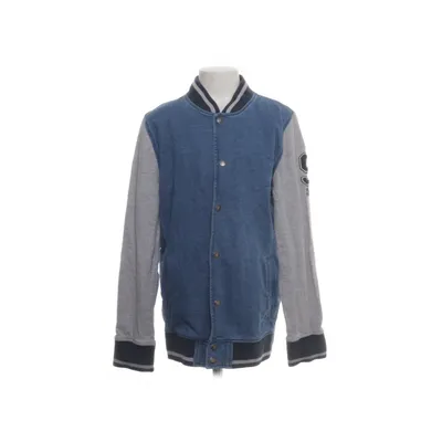 Varsity jacket (Blue, Gray) from Skate Nation Cotton