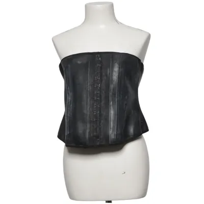 Corset (Noir) de Ann Chery Coton, Élasthane