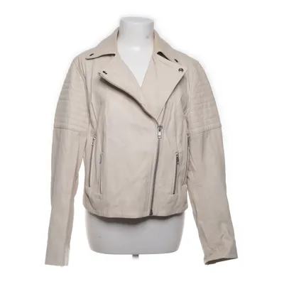Bikerjacka (Beige) från The Lab Bomull, Skinn, Viskos