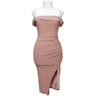 Cocktail dress (Beige) from Miss Selfridge Petites Elastane, Polyester