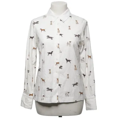 Shirt (Wit, Meerkleurig) van Joules Katoen, Elastaan