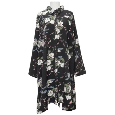 Robe chemise (Noir, Multicolore) de Glamorous Curve