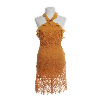 Halterneckklänning (Gul) från Mango Suit Bomull, Polyester