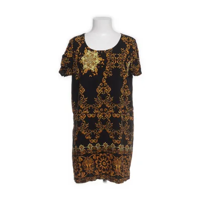 Dress (Black, Yellow) from O.SHA Cotton, Polyester