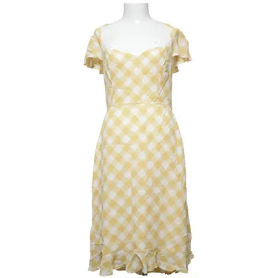 Jurk (Geel, Wit) van Reformation Viscose