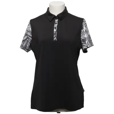 Polo shirt (Black, White) from Abacus Elastane, Polyester