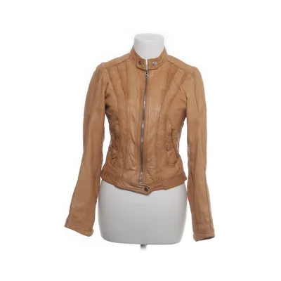 Leren jack (Bruin) van Rock'n Blue Leer, Katoen, Polyester