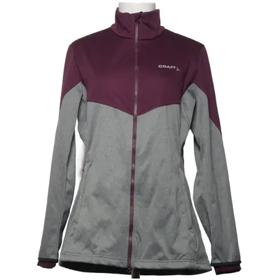 Veste de sport (Gris, Violet) de Craft Élasthane, Polyester, Polyuréthane