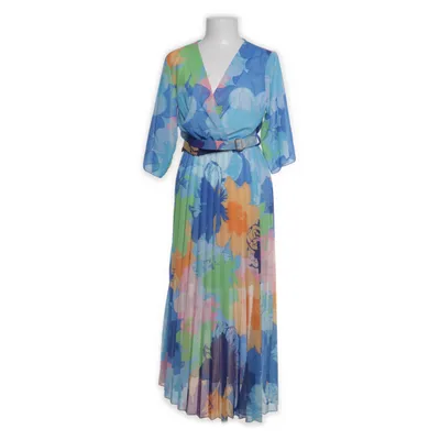 Maxi dress (Blue, Multicolored) from New Style Elastane, Polyester, Viscose