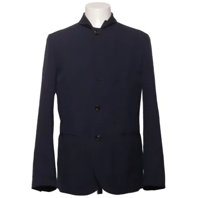 Blazer (Bleu) de Gieves & Hawkes Coton, Cupro, Laine